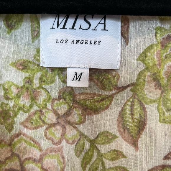 MISA Los Angeles Maia Dress Color: Green Goddess - Picture 7 of 13